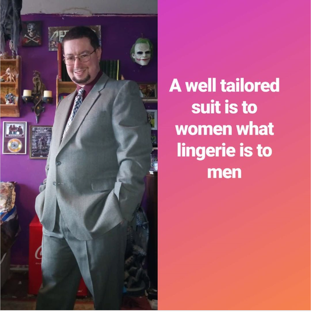 suit - A well tailored suit is to women what lingerie is to men