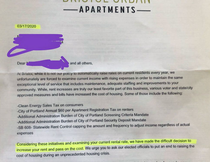 document - Ditutul Unit Apartments 03172020 Dear and all others, Al Bristol, while it is not our policy to automatically raise rates on current residents every year, we unfortunately are forced to examine current income with rising expenses in order to ma