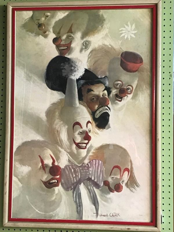 robert owen clown painting