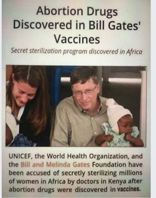 bill and melinda gates foundation - Abortion Drugs Discovered in Bill Gates' Vaccines Secret sterilization program discovered in Africa Unicef, the World Health Organization, and the Bill and Melinda Gates Foundation have been accused of secretly steriliz