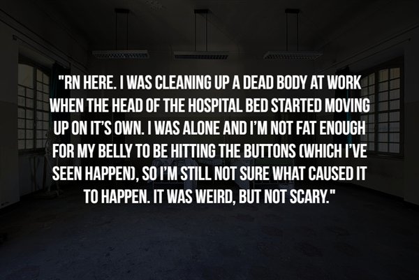 15 Hospital Workers Share Their Paranormal Experiences.