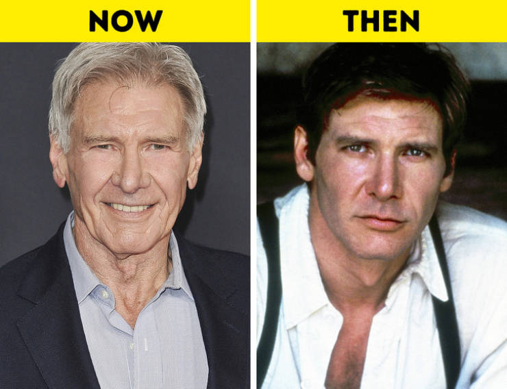 celebrities young vs old - harrison ford