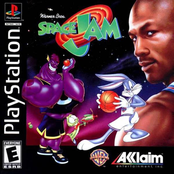 space jam game - PlayStation Warner Bros. Entscu Im PlayStation 1 Everyone Md AKlaim Contest Rated By Esrb entertainment.inc