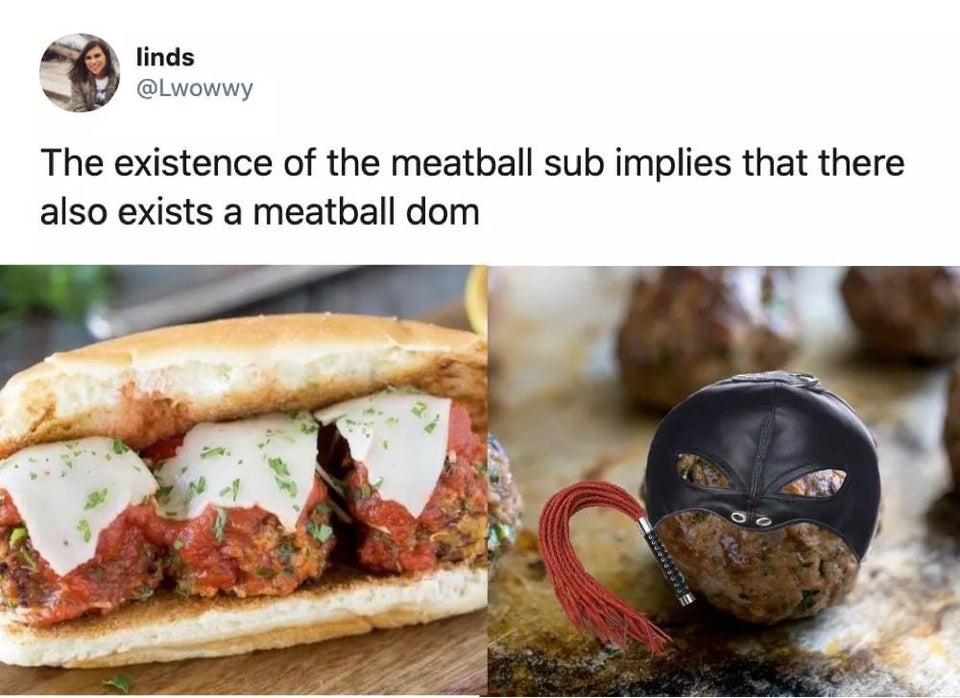 Meatball - linds linds The existence of the meatball sub implies that there also exists a meatball dom