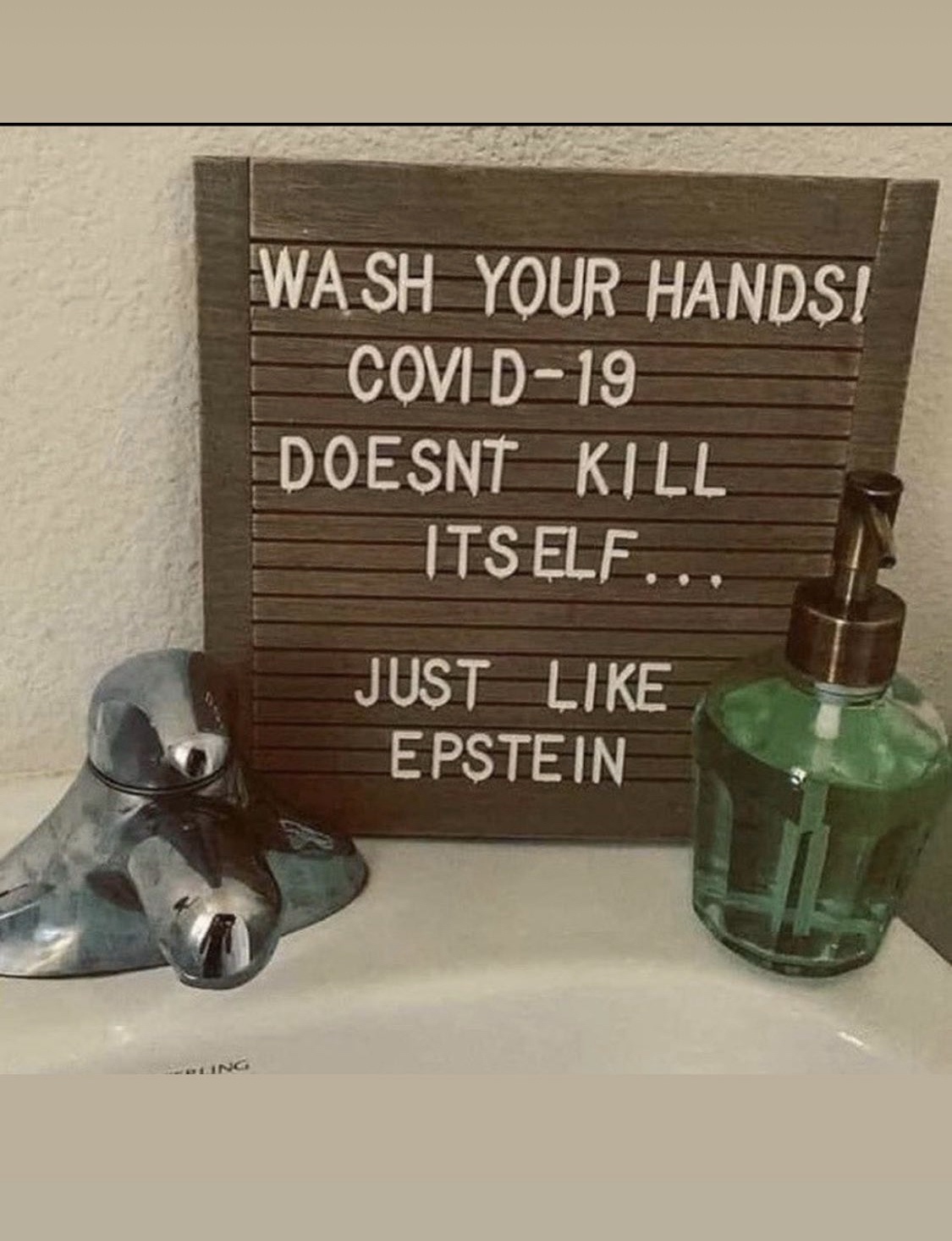 wash your hands epstein - Wash Your Handsi Covi D19 Doesnt Kill Its Elf.. Just Epstein Ing
