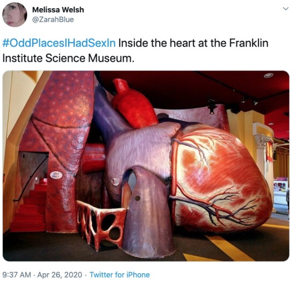 franklin institute heart - Melissa Welsh Inside the heart at the Franklin Institute Science Museum. . Twitter for iPhone