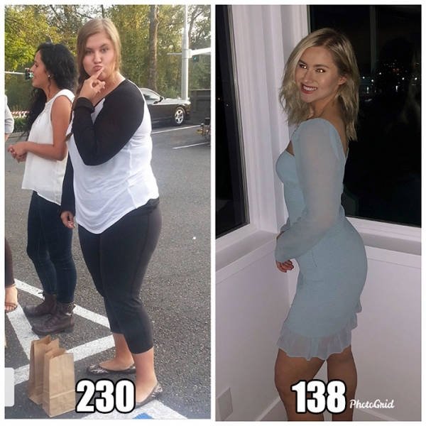 before and after pescatarian diet - 230 PhotoGrid