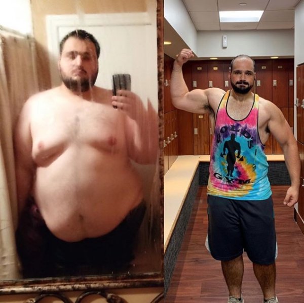 weight loss transformation men