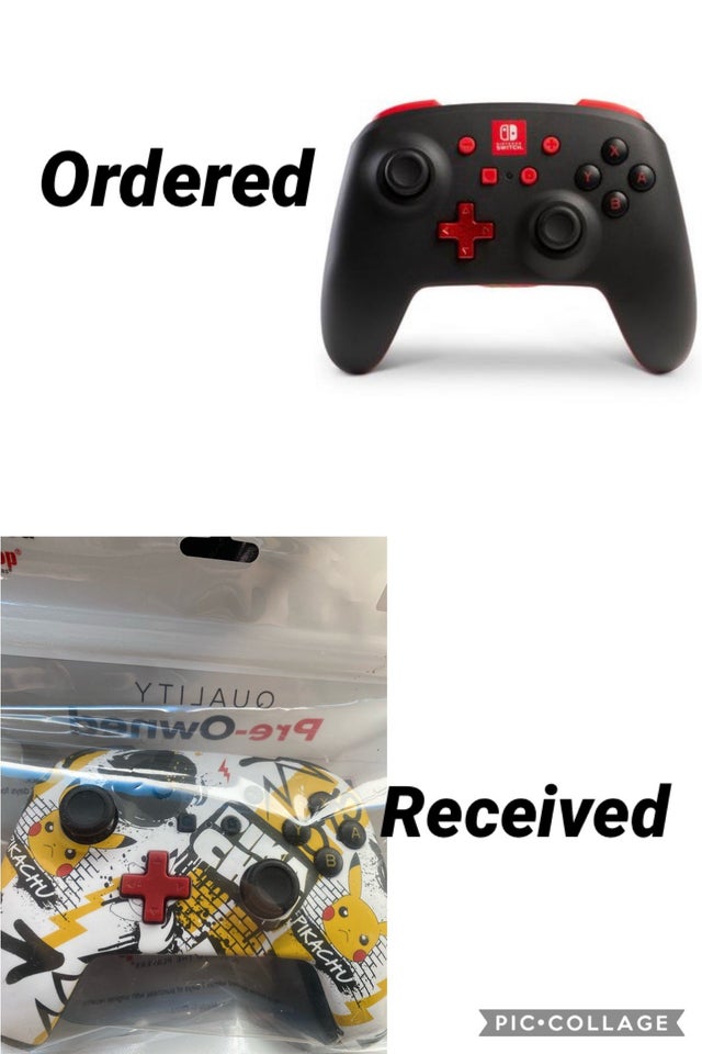 game controller - Ordered Ytljavo Wo979 Received Pic.Collage