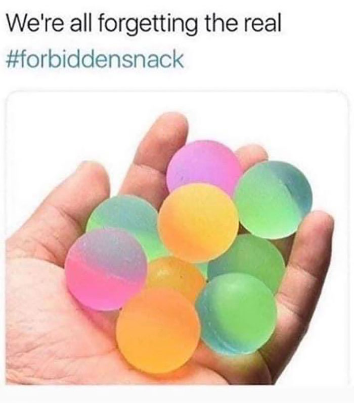 forbidden snack - We're all forgetting the real