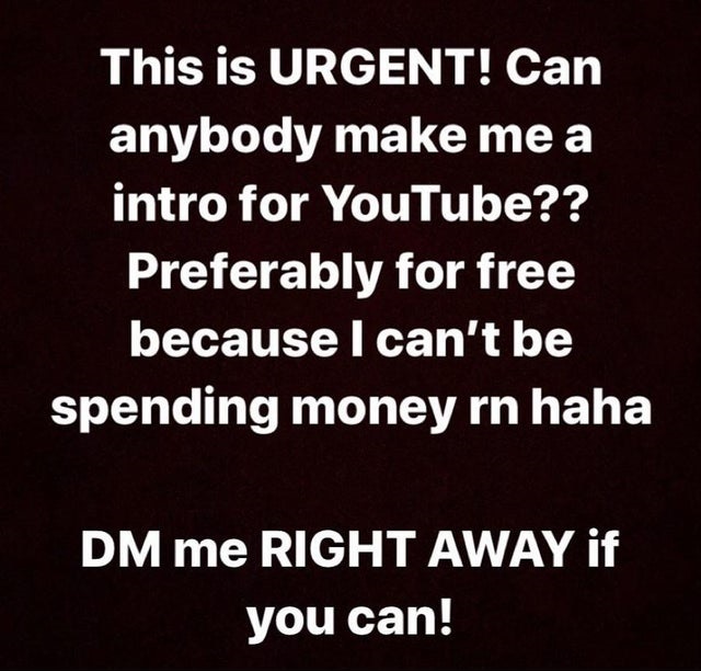 visa electron - This is Urgent! Can anybody make me a intro for YouTube?? Preferably for free because I can't be spending money rn haha Dm me Right Away if you can!