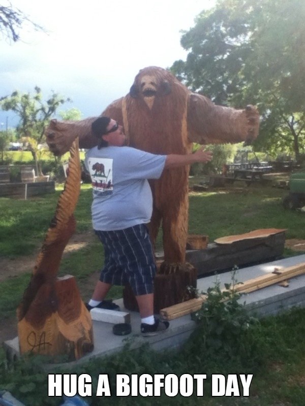 safe agent - Hug A Bigfoot Day