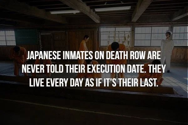 photo caption - Japanese Inmates On Death Row Are Never Told Their Execution Date. They Live Every Day As If It'S Their Last.
