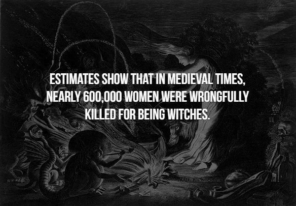 witchcraft maleficium - Estimates Show That In Medieval Times, Nearly 600,000 Women Were Wrongfully Killed For Being Witches.