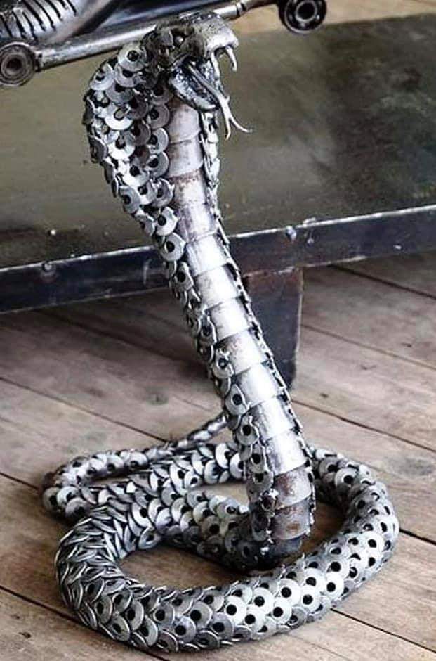 metal snake diy