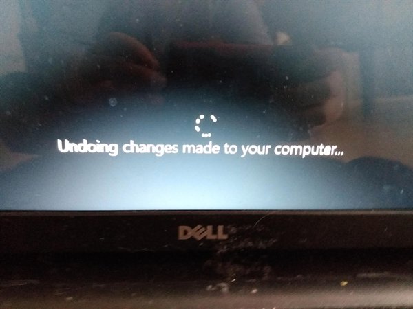 netbook - Undoing changes made to your computer... Do