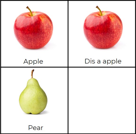 Humour - Apple Dis a apple Pear