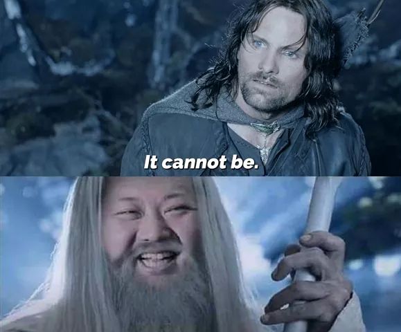 lord of the rings gandalf - It cannot be.