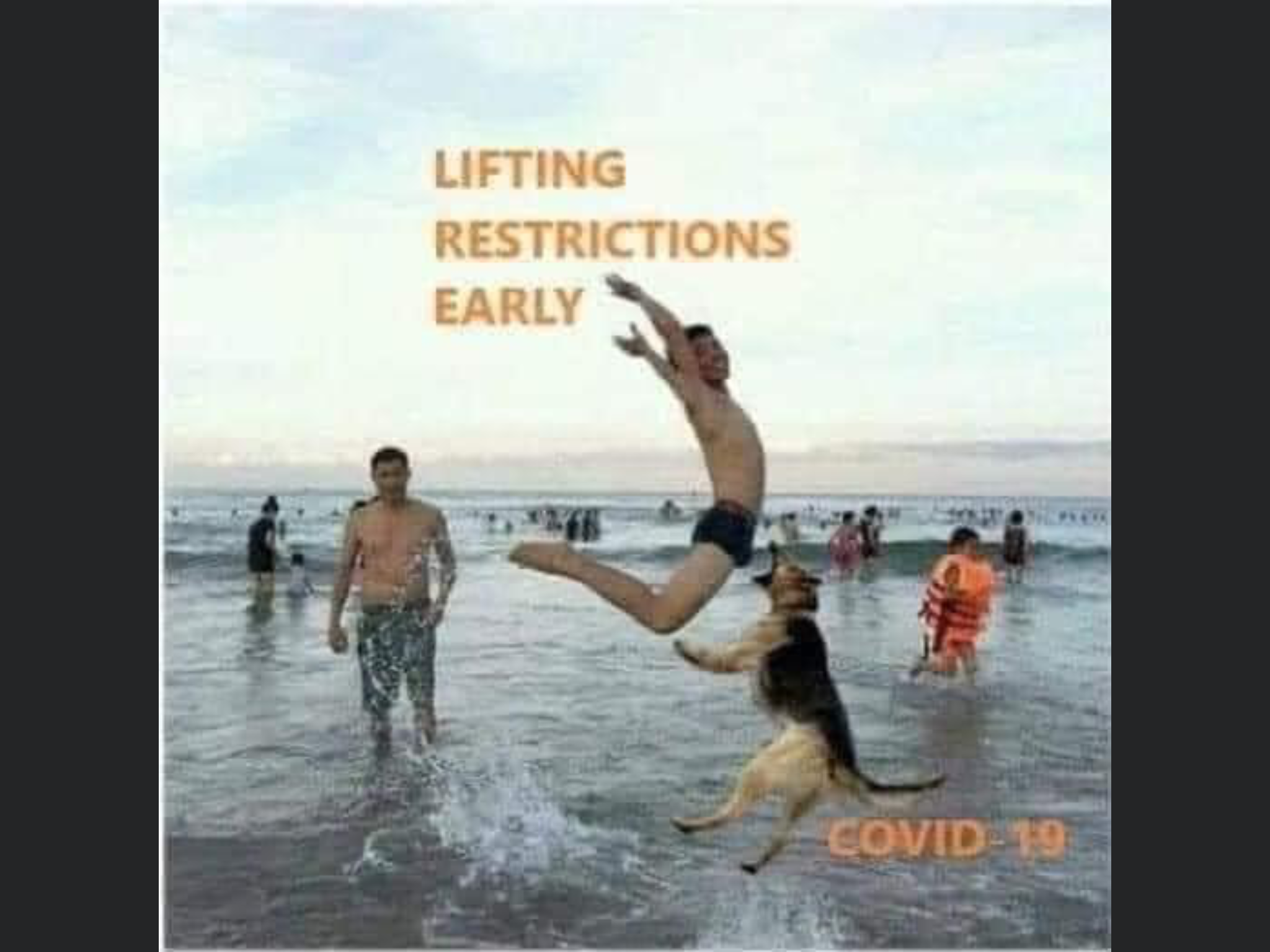 somewhere in america there is an er nurse - Lifting Restrictions Early CovidT9
