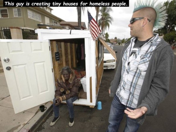 tiny houses for homeless people - This guy is creating tiny houses for homeless people