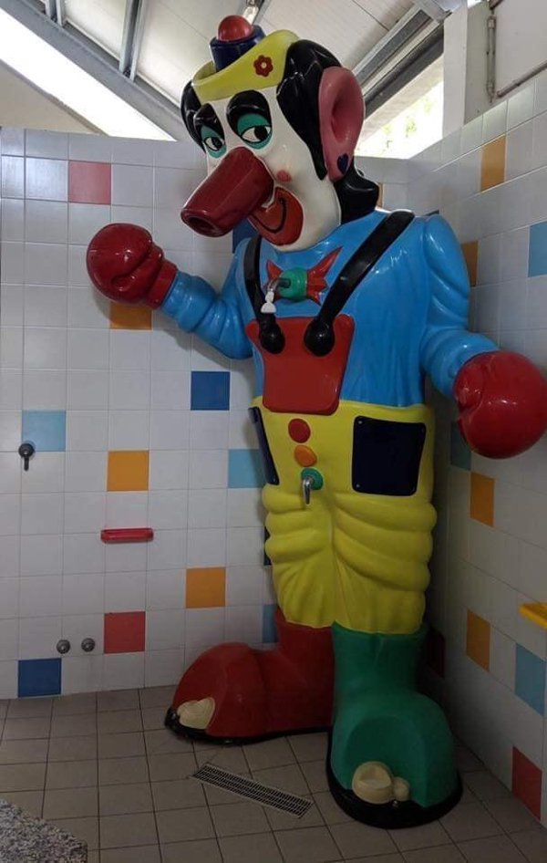 clown shower for children