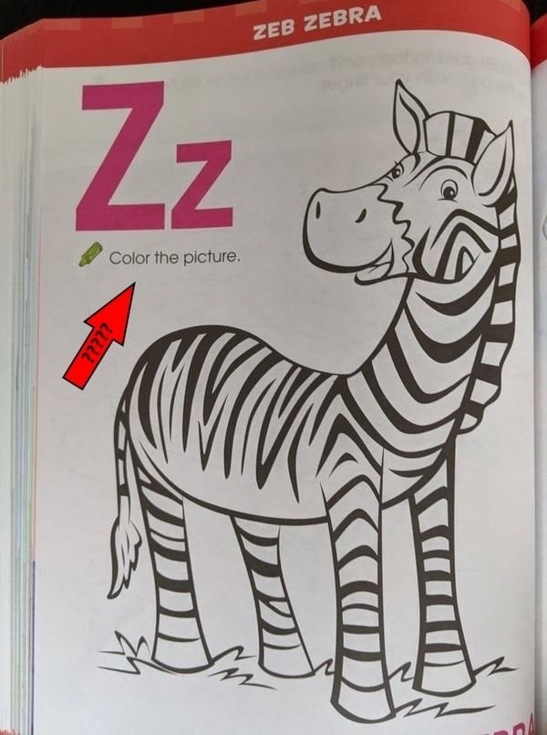 cartoon - Zeb Zebra Zz Ca Color the picture 2727?
