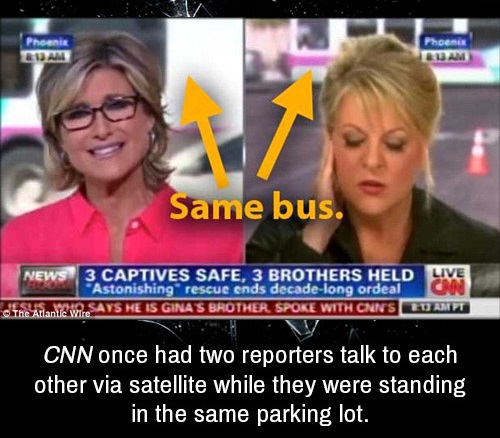 cnn faking the news - Phoenix Rum Phoenus Quam Same bus. Captives Safe, 3 Brothers Held Live Astonishing rescue ends decadelong ordeal Essaan. Says He Is Gina'S Brother Spoke With Onnst Luampt Cnn once had two reporters talk to each other via satellite wh
