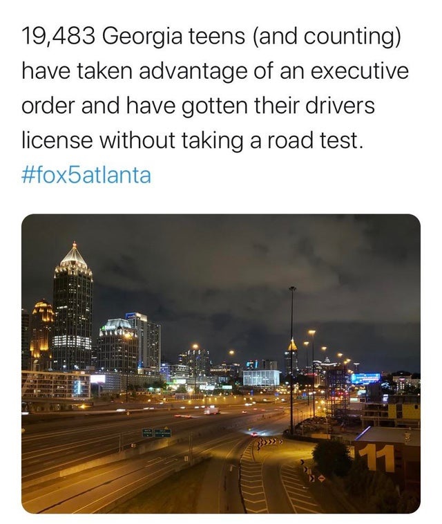 metropolis - 19,483 Georgia teens and counting have taken advantage of an executive order and have gotten their drivers license without taking a road test.