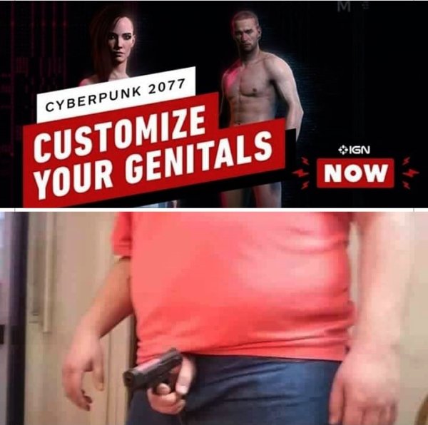 cock with a glock - Cyberpunk 2077 Ign Customize Your Genitals Now