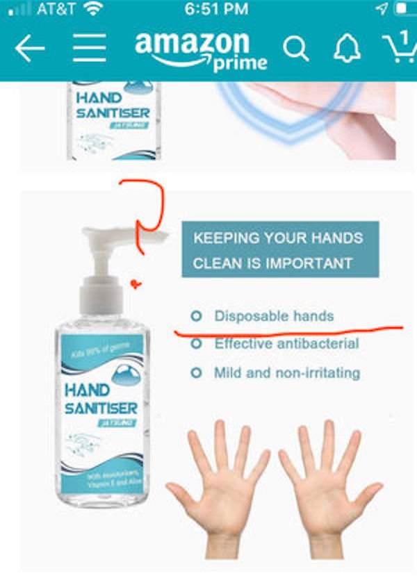hands free hand sanitizer gel - At&T f amazome Q Qi prime Hand Sanitiser Keeping Your Hands Clean Is Important o Disposable hands o Effective antibacterial O Mild and nonirritating Hand Sanitiser