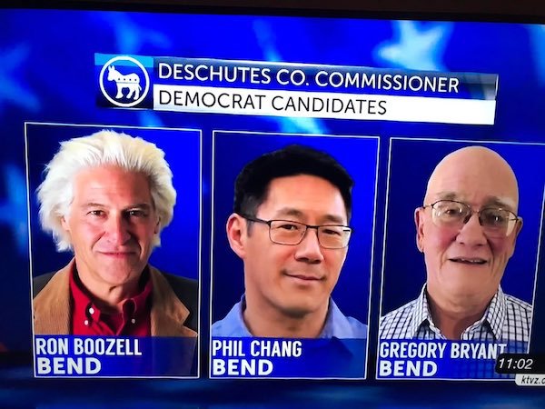 news - Deschutes Co. Commissioner Democrat Candidates Ron Boozell Bend Phil Chang Bend Gregory Bryant... Bend Rtva
