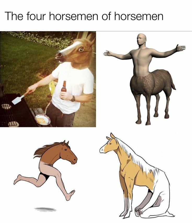reverse centaur - The four horsemen of horsemen