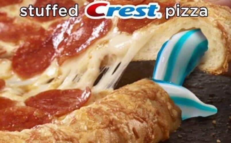 stuffed crest pizza - stuffed Crest pizza