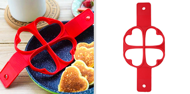 heart pancake mold