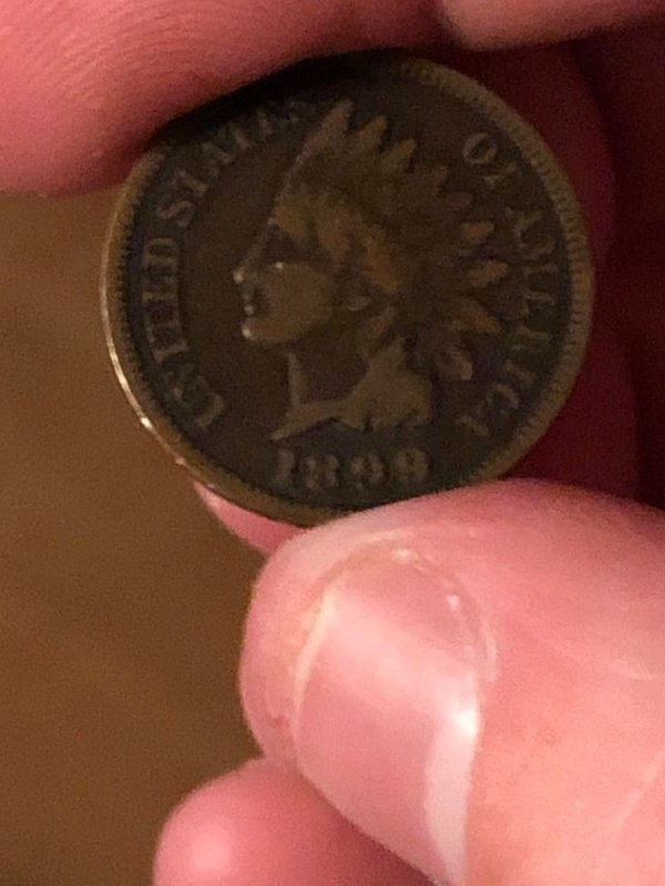 Found an 1899 penny while walking my dog!