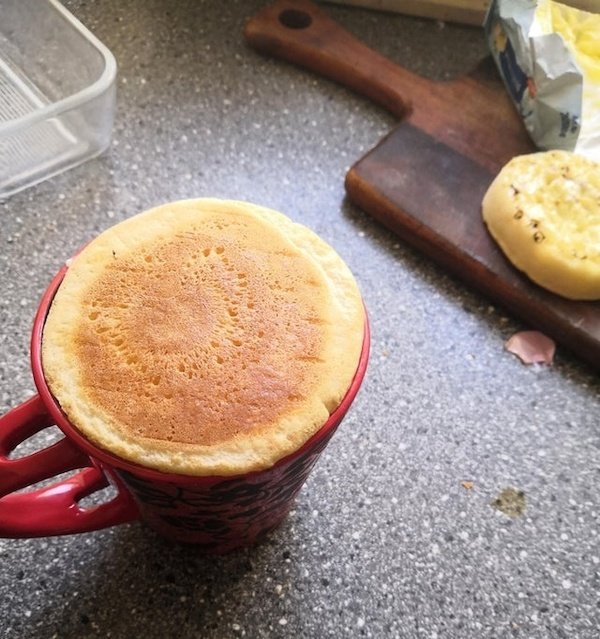 Dropped my crumpet over my cup of tea and thought I’d lost it. Turns out I’m rather lucky today.