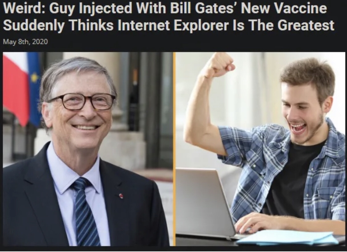winner on computer - Weird Guy Injected With Bill Gates' New Vaccine Suddenly Thinks Internet Explorer Is The Greatest May 8th, 2020
