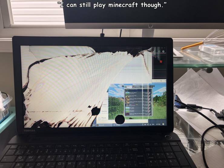netbook - "I can still play minecraft though." Asdfg Nkl