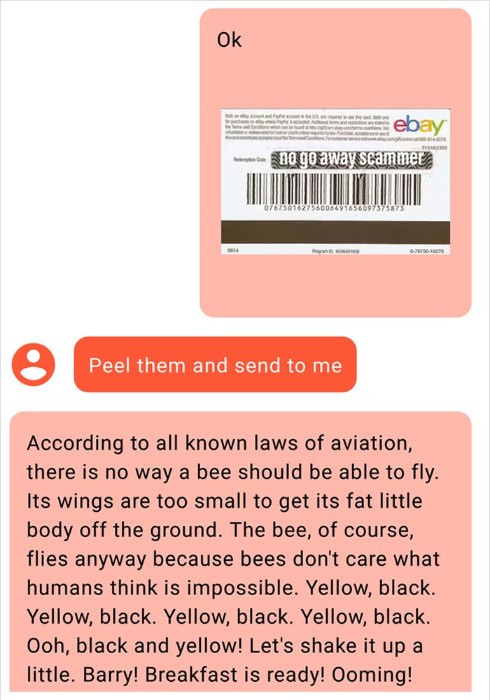 P Us wowowodowa the who T onton V20 ebay ano go away scammer 076750162756006491656097375873 07711975 O Peel them and send to me According to all known laws of aviation, there is no way a bee should be able to fly. Its wings are too small to get its fat…