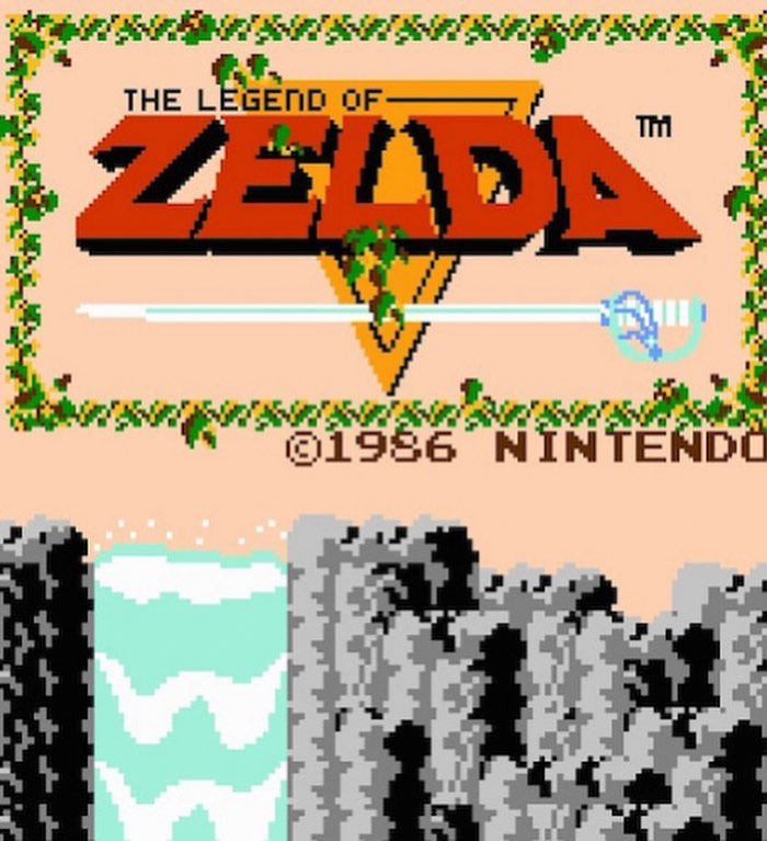 legend of zelda old - The Legend Of Th Zeida 1986 Nintendo 13