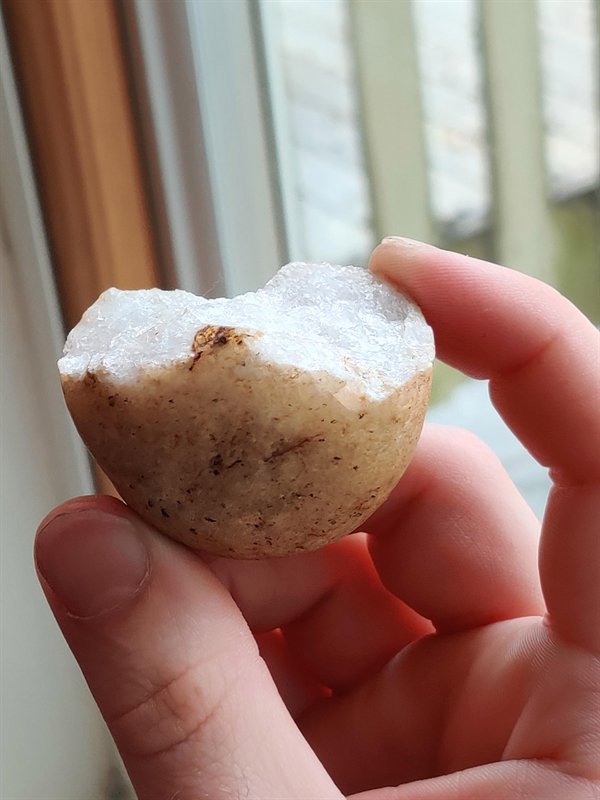 “This rock that looks like a half eaten potato.”