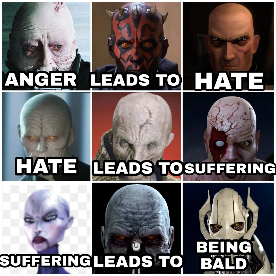 jaw - Anger Leads To Hate Hate Leads To Suffering Suffering Leads To Being Bald