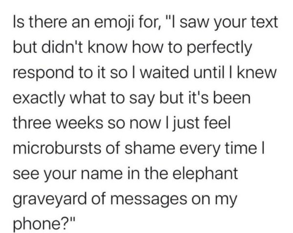 abc news correction flynn - Is there an emoji for, "I saw your text but didn't know how to perfectly respond to it so I waited until I knew exactly what to say but it's been three weeks so now I just feel microbursts of shame every time I see your name in