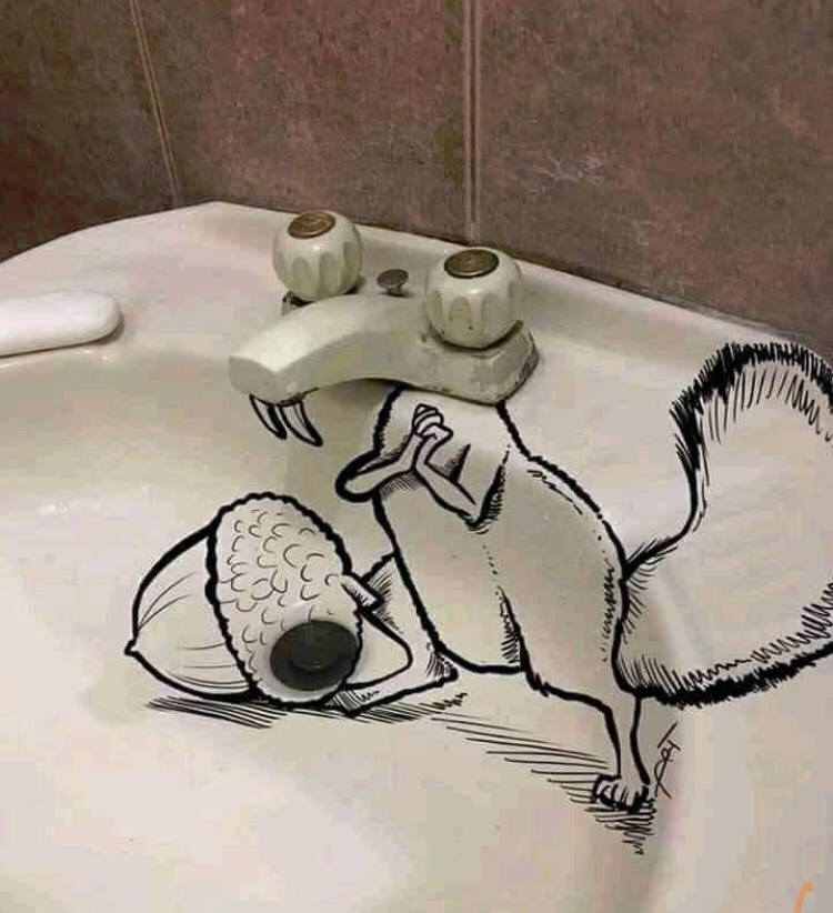 ice age squirrel sink