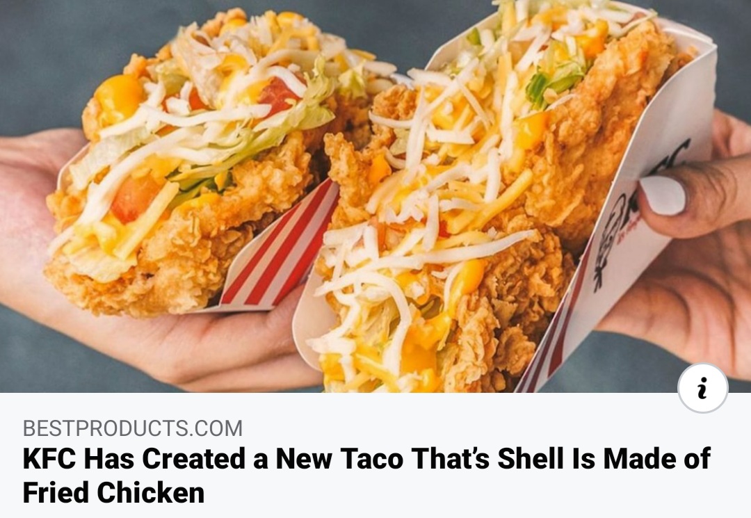 kfc taco - Bestproducts.Com Kfc Has Created a New Taco That's Shell Is Made of Fried Chicken