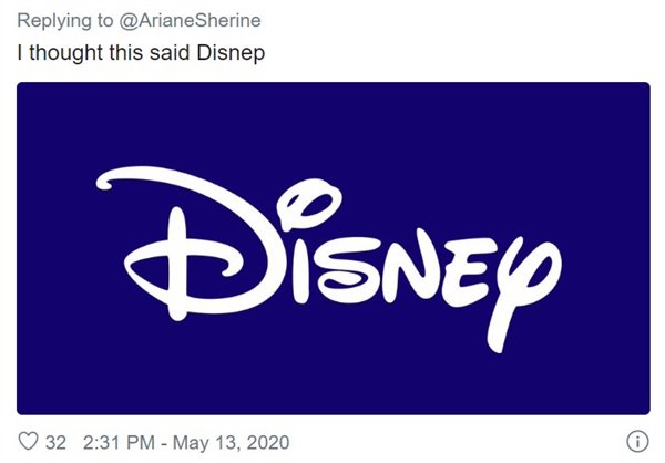 I thought this said Disnep Disney