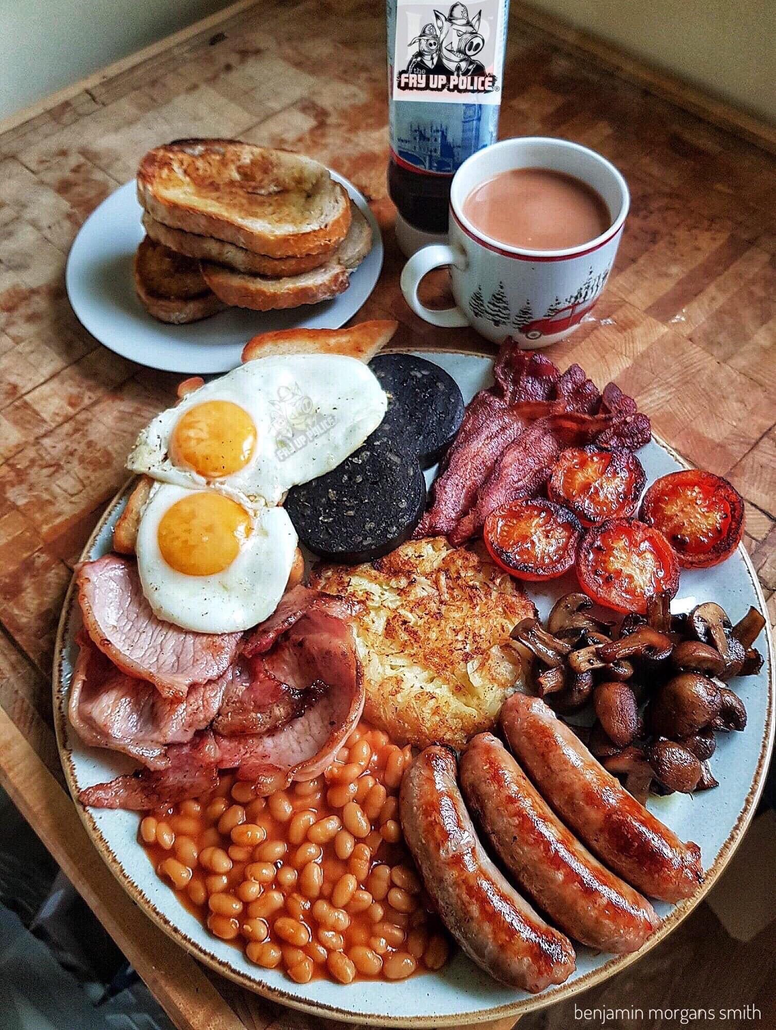 full english breakfast - Fry Up Police benjamin morgans smith