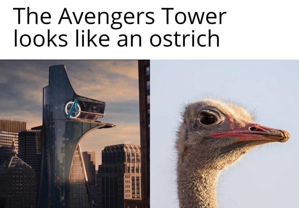 tower avengers - The Avengers Tower looks an ostrich 11 111