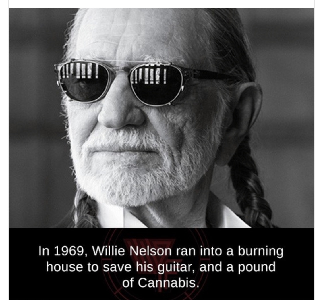 willie nelson john varvatos - In 1969, Willie Nelson ran into a burning house to save his guitar, and a pound of Cannabis.