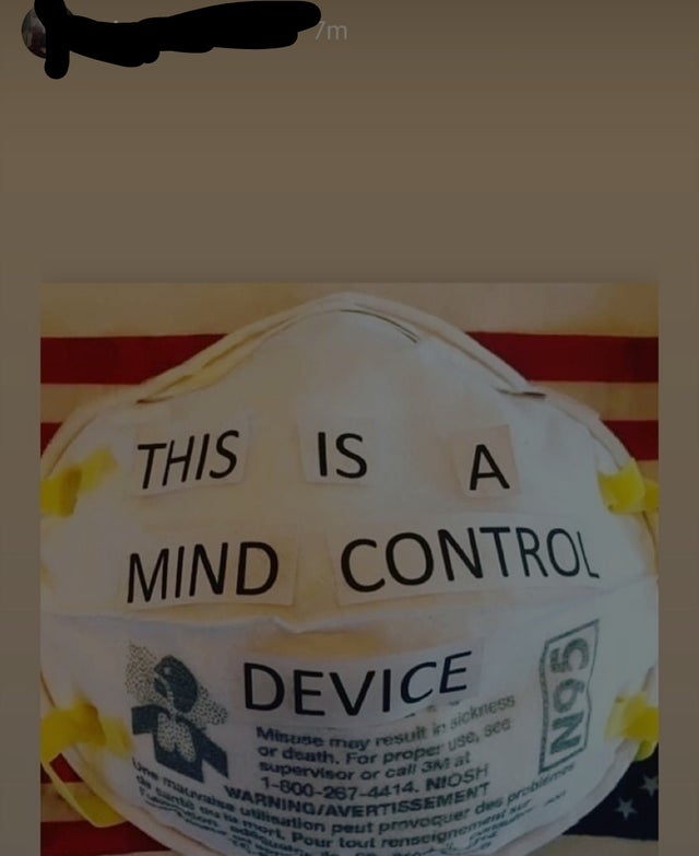 poster - Minuse may result in sickness or death. For proper use, see WarningAvertissement mention peut provoquer der supervisor or call 3 al 18002674414. Niosh worl. Pour tout renserne E This Is A Mind Control Device